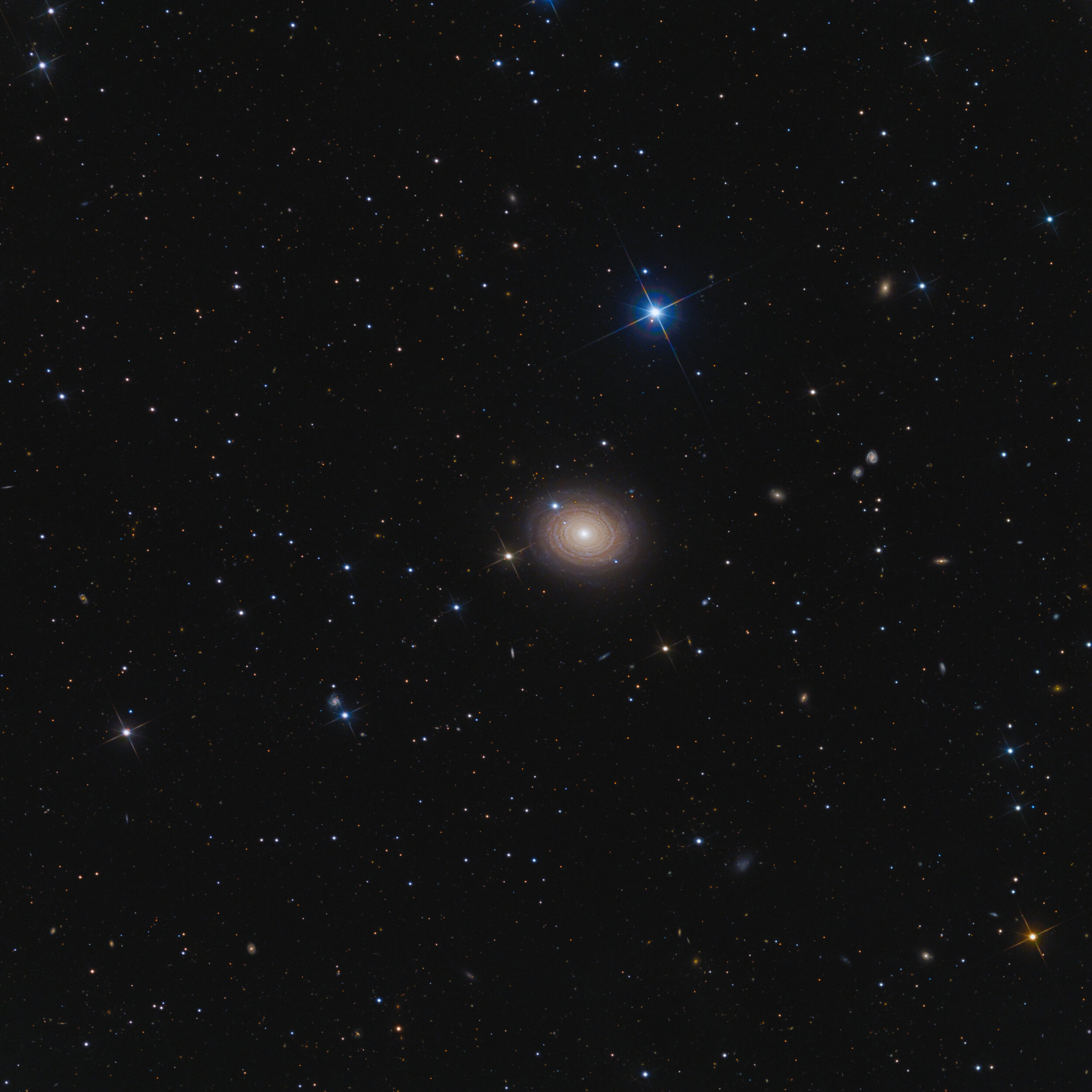 Whirligig Galaxy (NGC 488) Astrophotography Martin Rusterholz