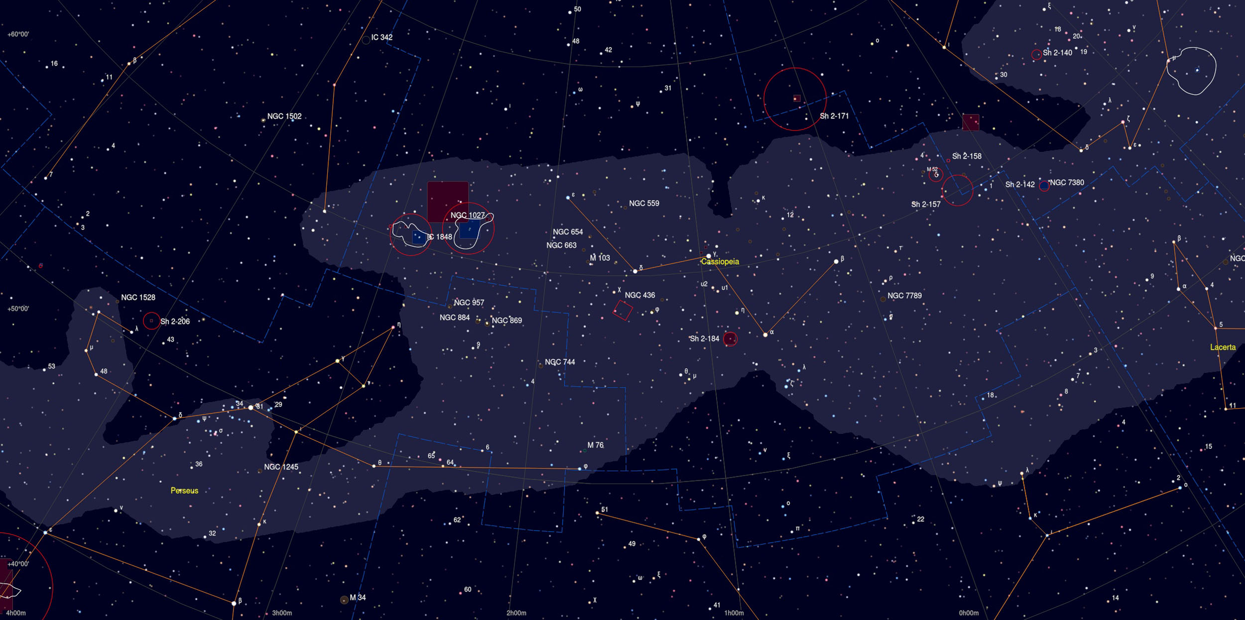 M15 in Pegasus Sky Chart Astrophotography Martin Rusterholz