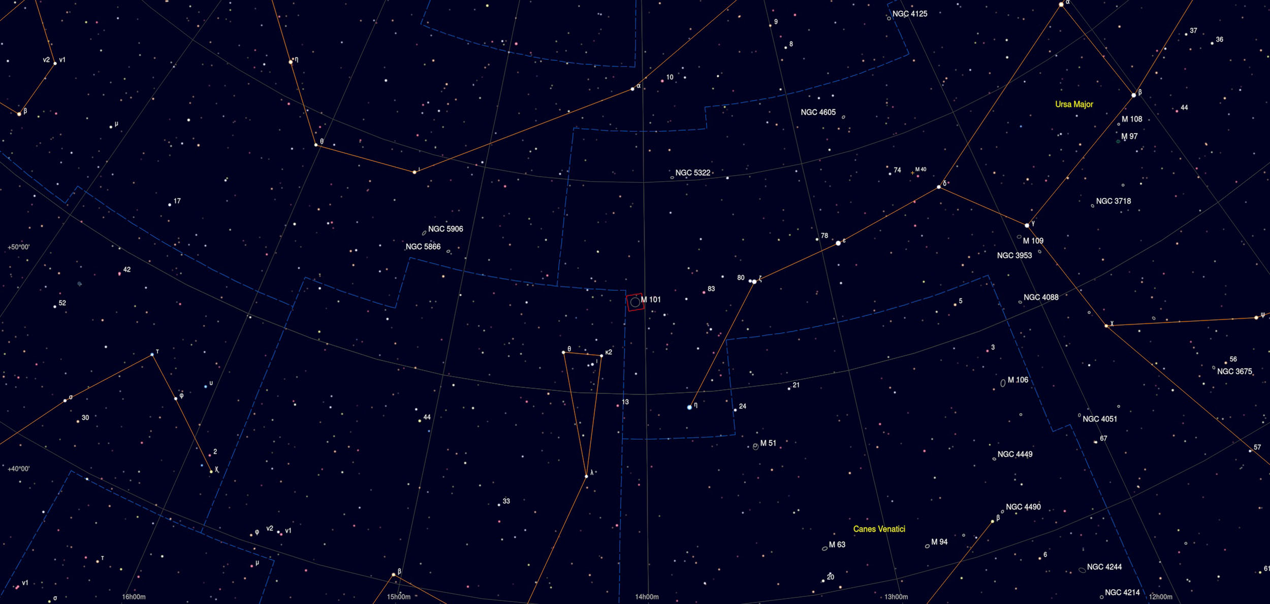 M101 Skychart Martin Rustholz