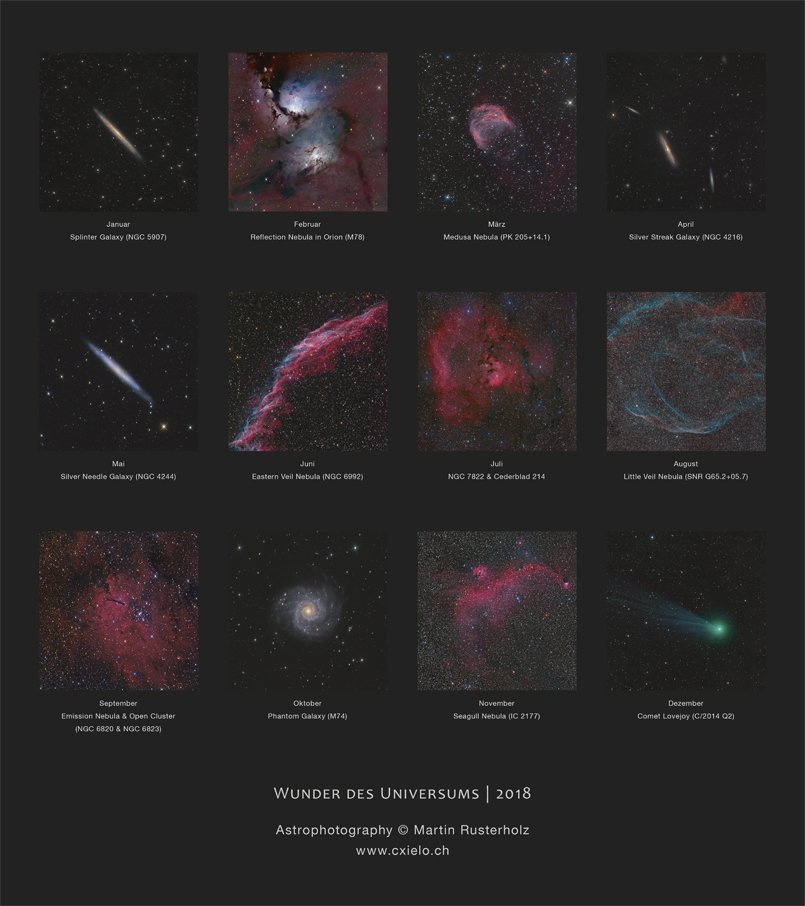 Miracles of the Universe Calendar 2018