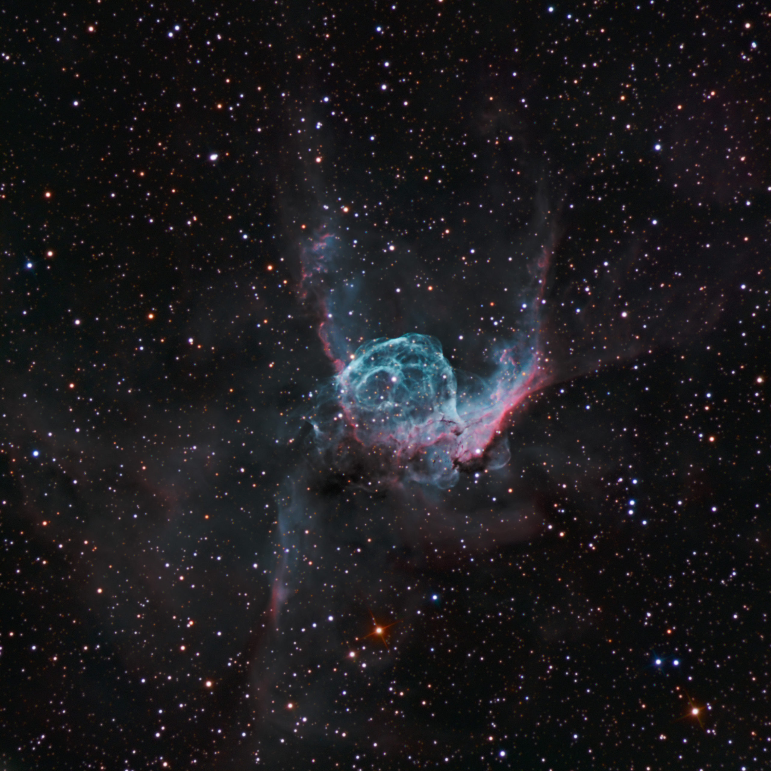 NGC 2359 Thor's Helmet Astrophotography Martin Rusterholz