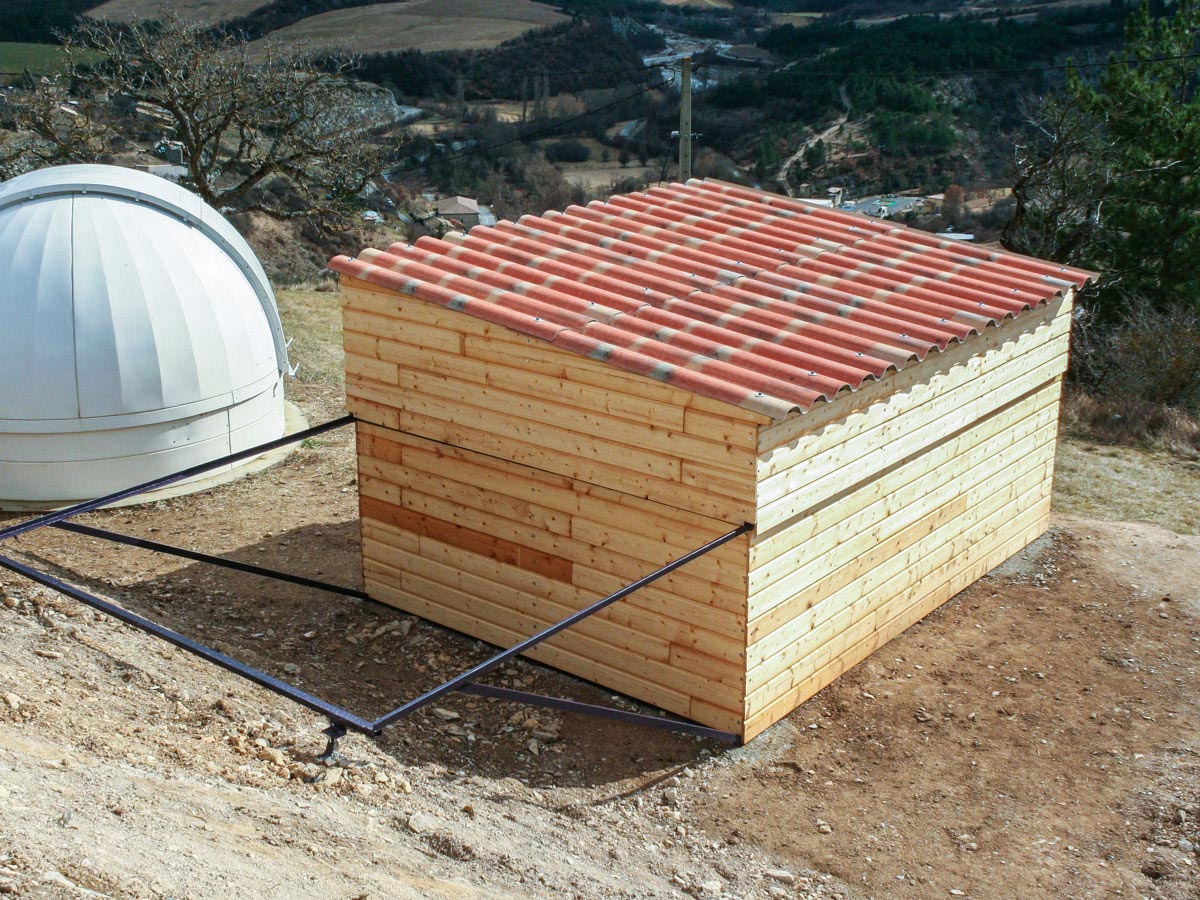 Roll-off Roof Observatory Martin Rusterholz - the new observatory is ready