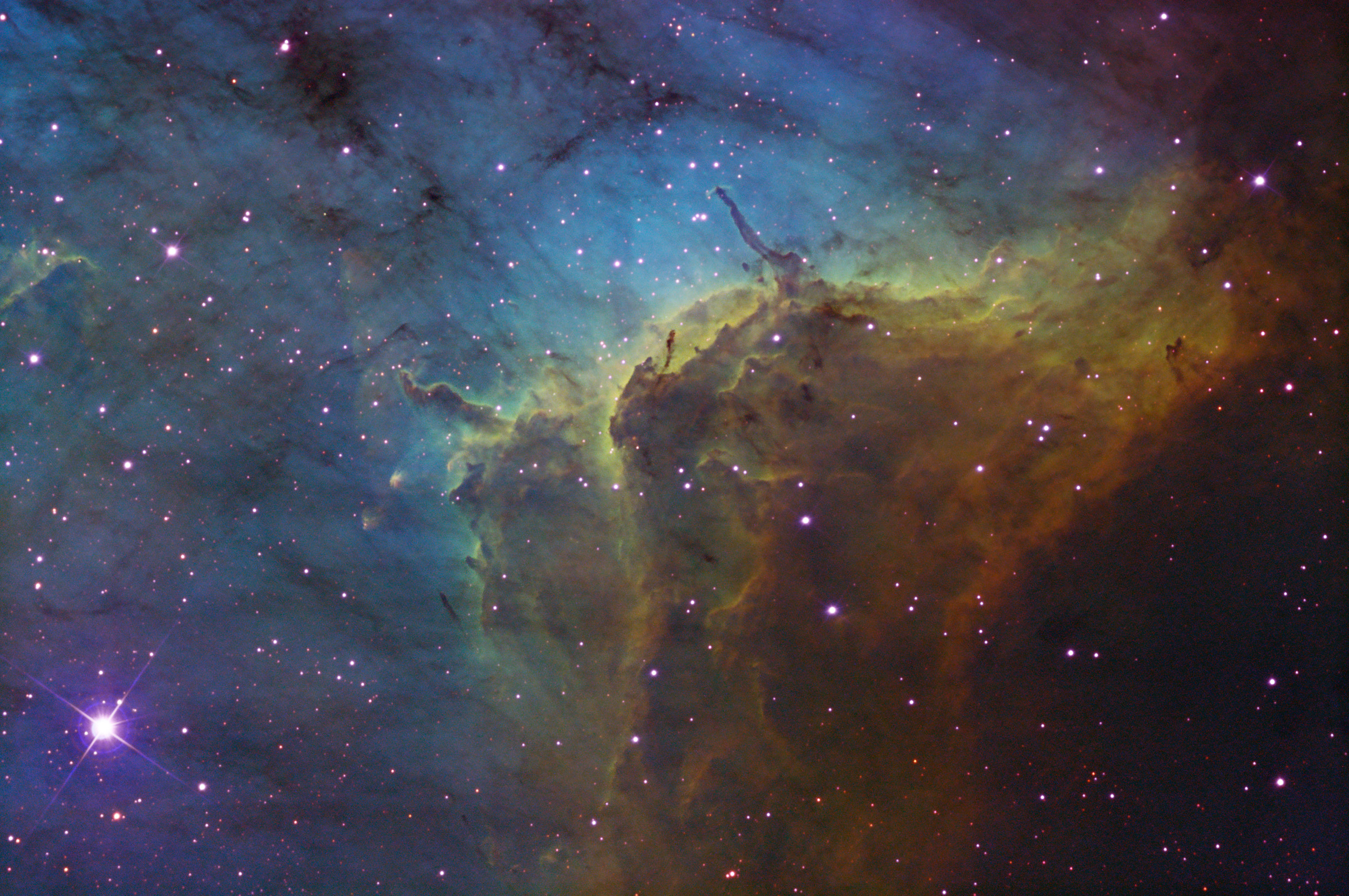 Pelicane Nebula (IC 5067) - Astrophotography Martin Rusterholz