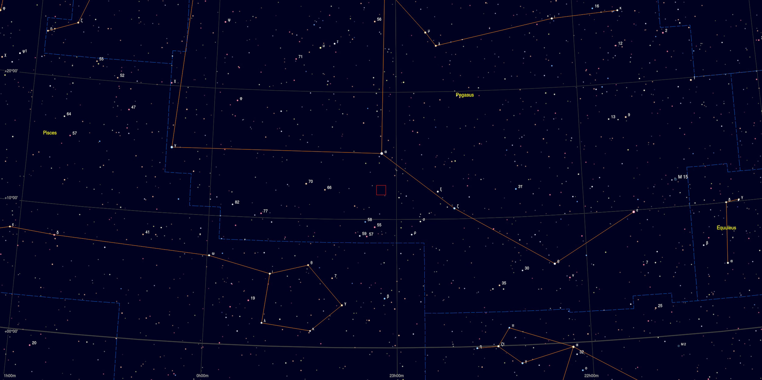NGC 7479 Galaxy Sky Chart Astrophotography Martin Rusterholz