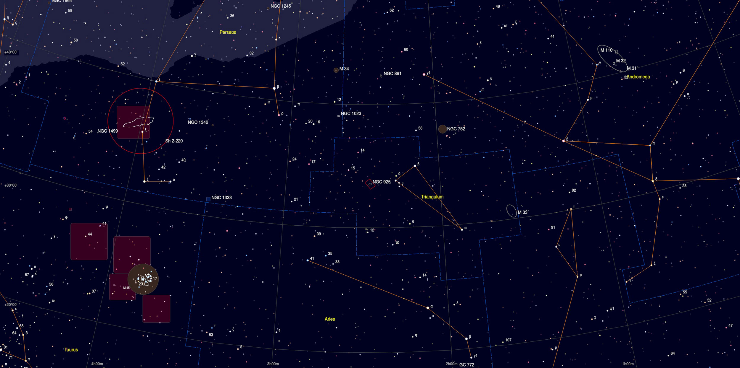 NGC 925 Galaxy Sky Chart Astrophotography Martin Rusterholz