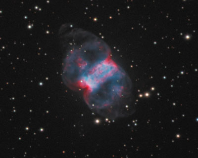 Little Dumb­bell Neb­ula (M76)