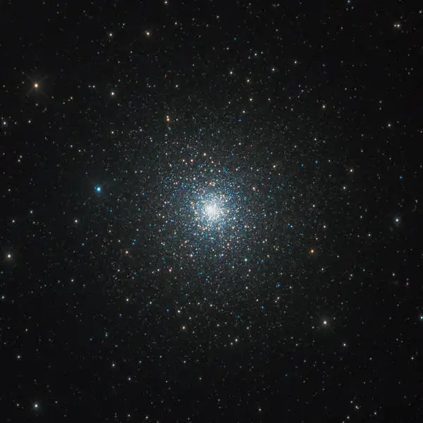 Cxielo Astrophotography Martin Rusterholz - Bild des M92-Clusters, eines kugelförmigen Sternhaufens im Sternbild Herkules.